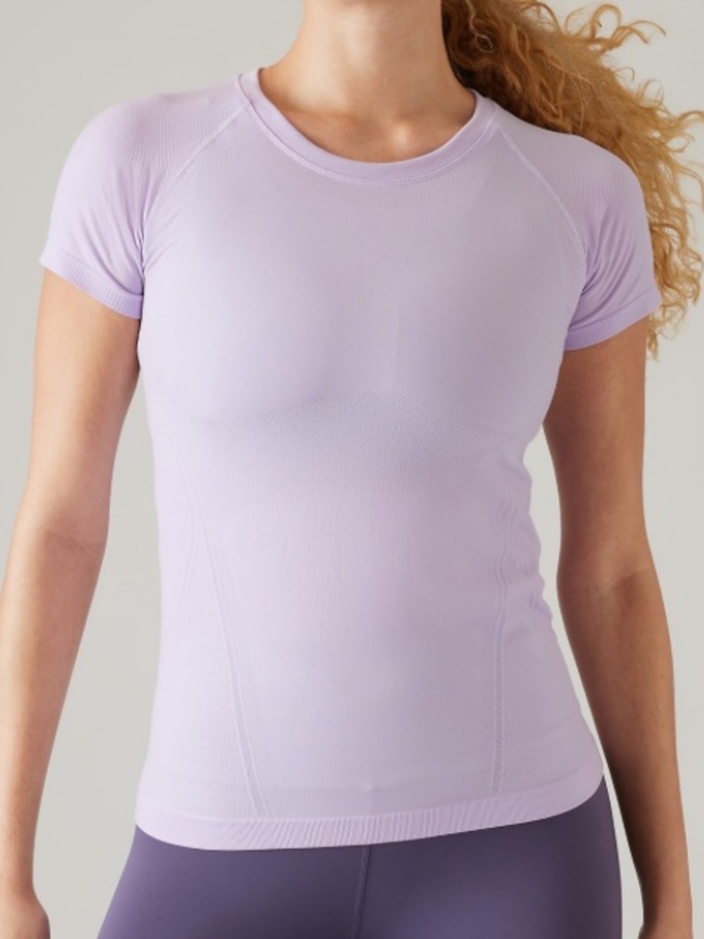 Athleta Momentum Seamless Tee in Oxalis Violet, XS